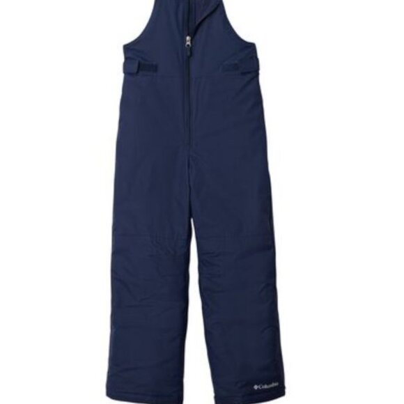 Columbia Kids Navy Blue Snowslope II Snow Bib Overalls Pants Girls XS 5 6 7 - Picture 2 of 7